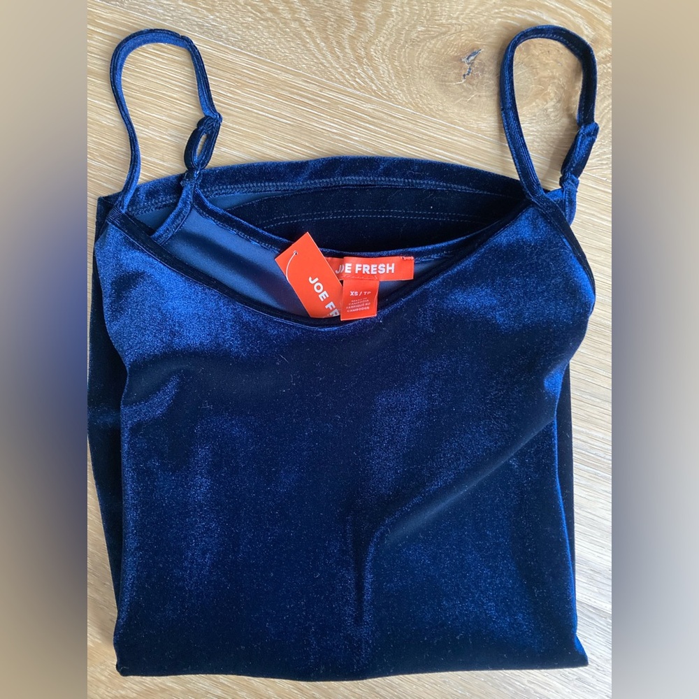 Soft velvet cami top
